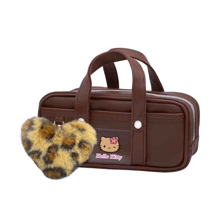 Hello Kitty School Bag Pen Pouch [Brown]