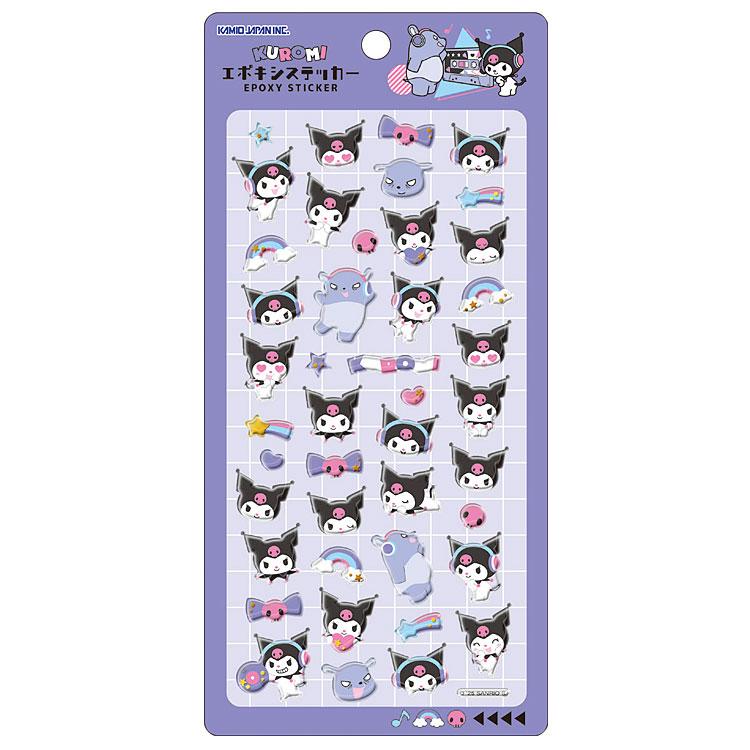Kuromi Epoxy Sticker