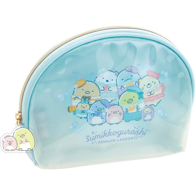 Sumikko Gurashi "Penguin Lagoon" Blue Cosmetic Pouch