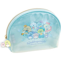 Sumikko Gurashi "Penguin Lagoon" Blue Cosmetic Pouch
