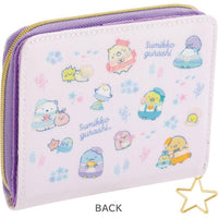 Sumikko Gurashi "Penguin Lagoon" Purple Bifold Wallet
