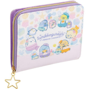 Sumikko Gurashi "Penguin Lagoon" Purple Bifold Wallet