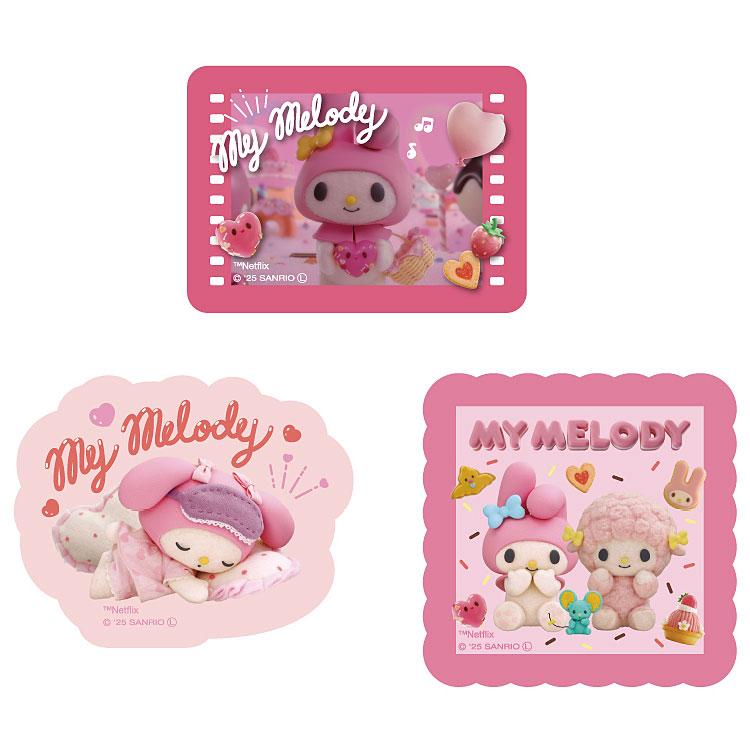 Netflix My Melody Clear Sticker Set