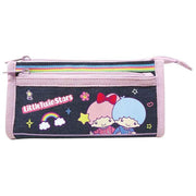 Little Twin Stars Heart Pounding Retro Denim Pouch