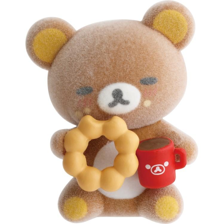 Rilakkuma x Mister Donut Flock Mini Figure