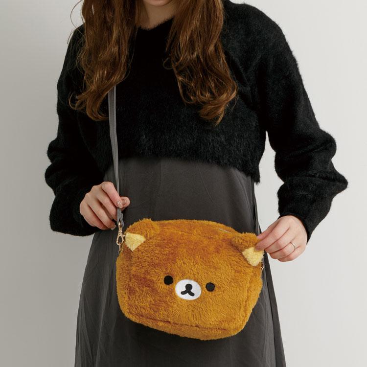 Rilakkuma "Stay with Me" Face Shoulder Bag