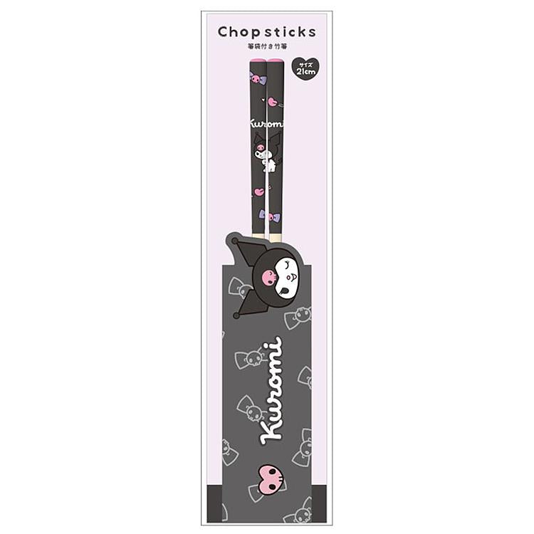 Kuromi Bamboo Chopsticks