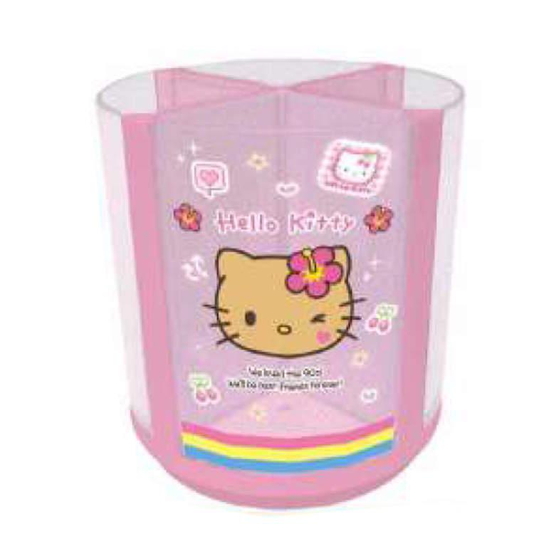 Tan Hello Kitty Rotating Pen Stand