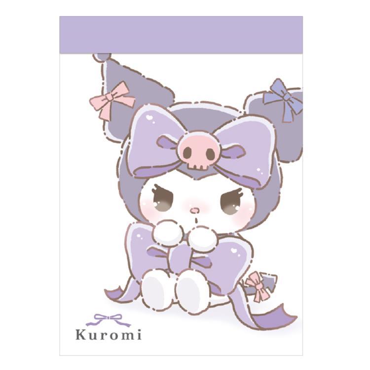Kuromi Cheerful Ribbon Mini Memo