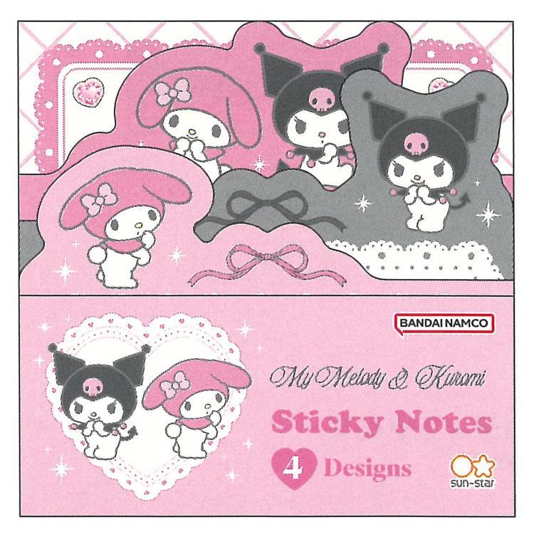 My Melody & Kuromi Dream Die-cut Sticky Notes