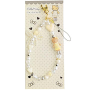 Hello Kitty Style Up Phone Strap [White]