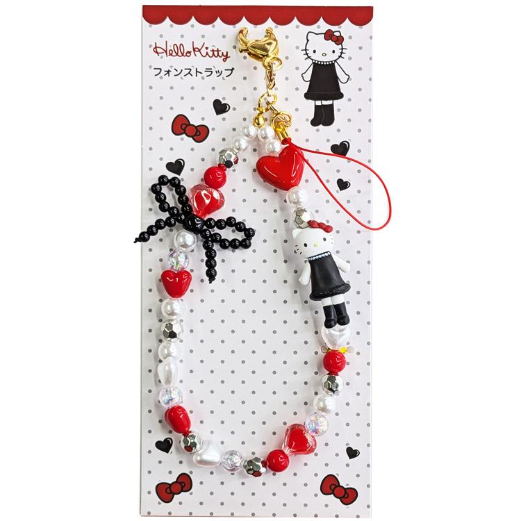 Hello Kitty Style Up Phone Strap [Red]