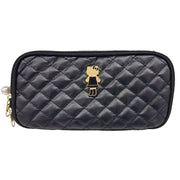 Tan Hello Kitty Style Up Quilted Square Pouch