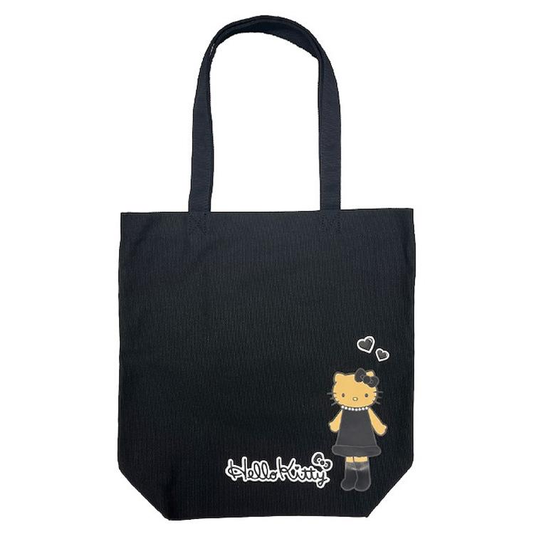 Tan Hello Kitty Tote Bag [Black]
