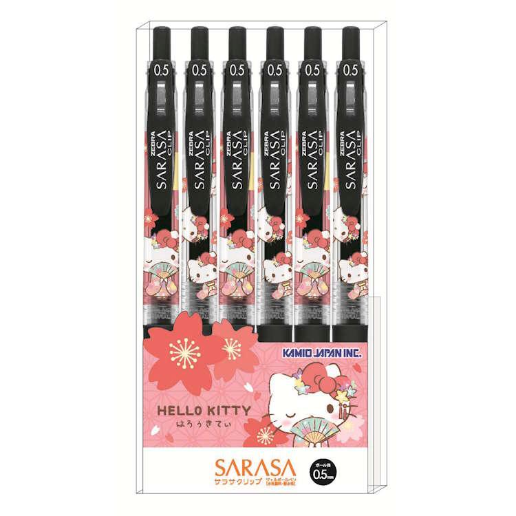 Hello Kitty SARASA Ballpoint Pen Set A