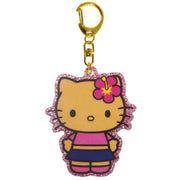 Tan Hello Kitty Acrylic Keychain
