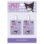 Kuromi Tile Hair Clips