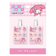 My Melody Tile Hair Clips