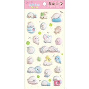 Mamegoma Boo Puff Sticker