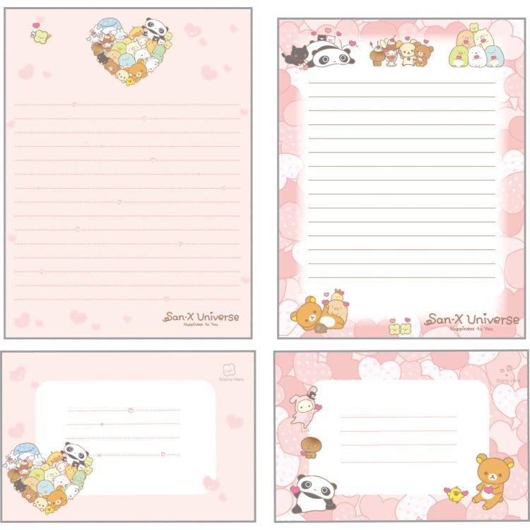 San-X Universe Heart Letter Set A