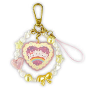 Hanamaruobake Beaded Phone Strap [Cake]