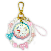 Hanamaruobake Beaded Phone Strap [Ribbon]