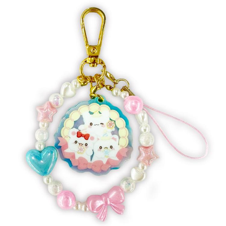 Hanamaruobake Beaded Phone Strap [Ribbon]