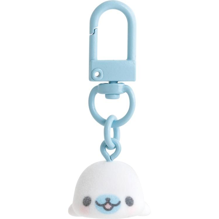 Mamegoma Petit Flocky Mascot Keychain