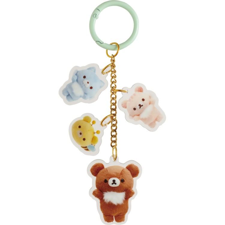 Rilakkuma Plush Photo Acrylic Keychain