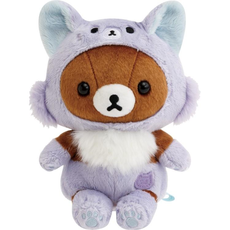 Rilakkuma & Awawa Neko Poncho Plush [Chairoikoguma]