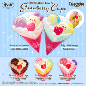 iBloom Marmo's Bear Strawberry Crepe Squishy