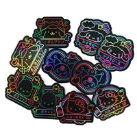 Sanrio Vivid Neon Holo Sticker Set
