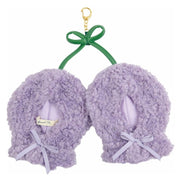 Cherry Plush Poncho Outfit Keychain (Purple)