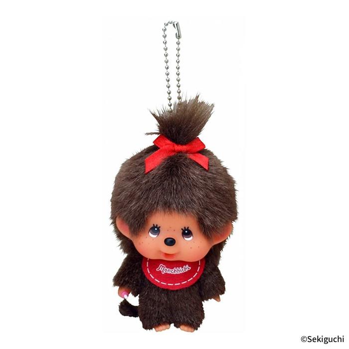 Monchhichi Big Face Girl Plush Mascot