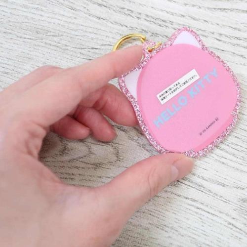 Hello Kitty Daruma Sparkling Acrylic Keychain