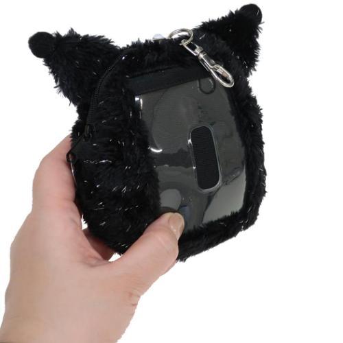 Kuromi Daruma Plush Pass Case Pouch