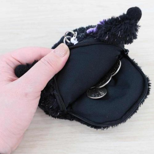 Kuromi Daruma Plush Pass Case Pouch