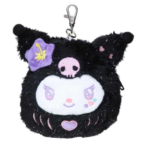 Kuromi Daruma Plush Pass Case Pouch