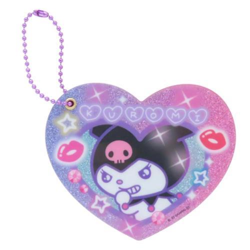 Sanrio Characters Heart Pounding Sparkly Slide Mirror
