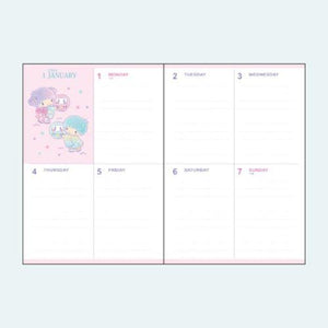 LittleTwinStars 2024 B6 Weekly Panel Planner