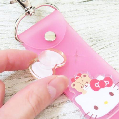 Hello Kitty Rubber Strap Keychain