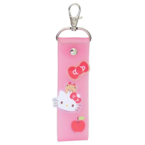 Hello Kitty Rubber Strap Keychain