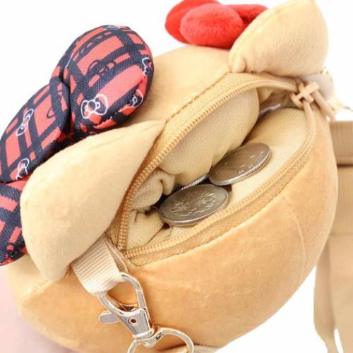 Hello Kitty Retro Kogal Plush Shoulder Bag [School]