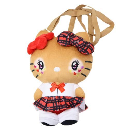Hello Kitty Retro Kogal Plush Shoulder Bag [School]
