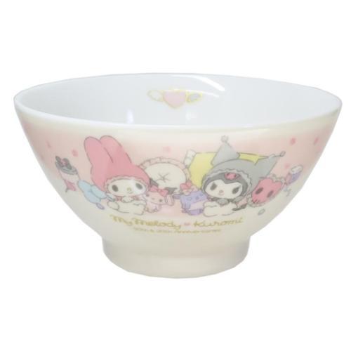My Melody 50th Anniversary & Kuromi 20th Anniversary Rice Bowl [Pink]