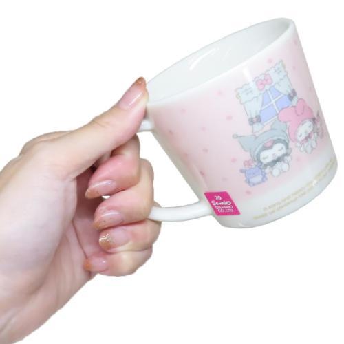 My Melody 50th Anniversary & Kuromi 20th Anniversary Mug [Pink]
