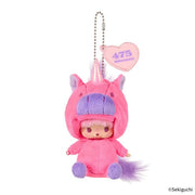 Monchhichi Unicorn Purple Harajuku Style Plush Mascot