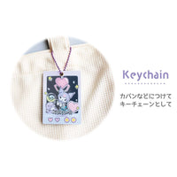 Kuromi Slide Mirror Acrylic Keychain
