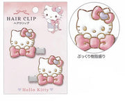 Hello Kitty Ribbon Hair Clips