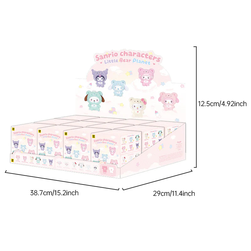 Top Toy Sanrio Little Bear Planet Plush Pendant Blind Box